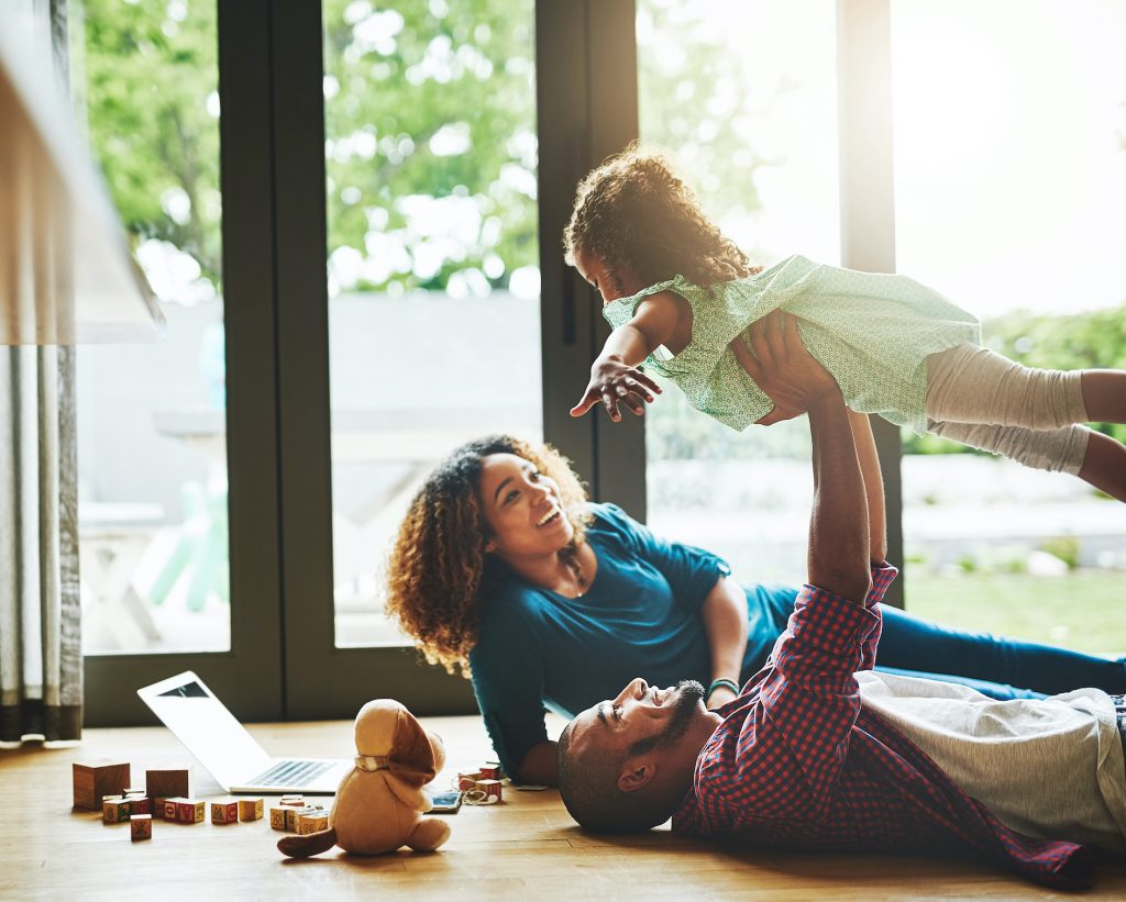 Parents Playing with Toddler - Patterson Behavior Services